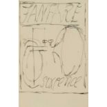 Duncan Grant (1885-1978) Design for Fanfare ink on paper 17.5 x 12cm. Provenance: The Bloomsbury