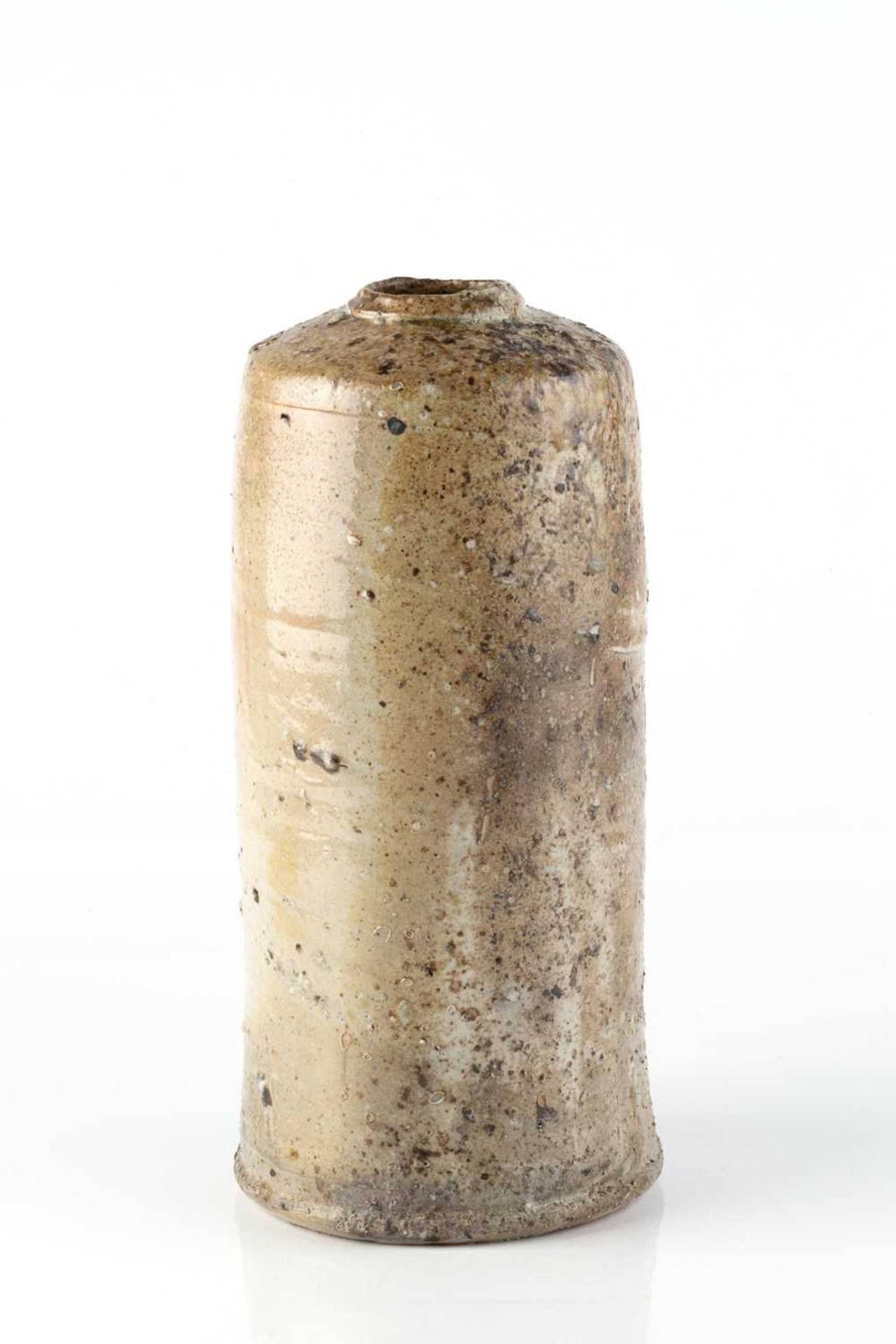 Nic Collins (b.1958) Bottle stoneware, wood-fired signed 29cm high. - Image 2 of 4