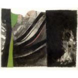 Alexander Mackenzie (1923-2002) Folded Strata, 1992 inscribed and dated (to reverse) oil and ink