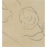 Vanessa Bell (1879-1961) Rose, circa 1940 pencil 8 x 8cm. Provenance: The Bloomsbury Workshop,