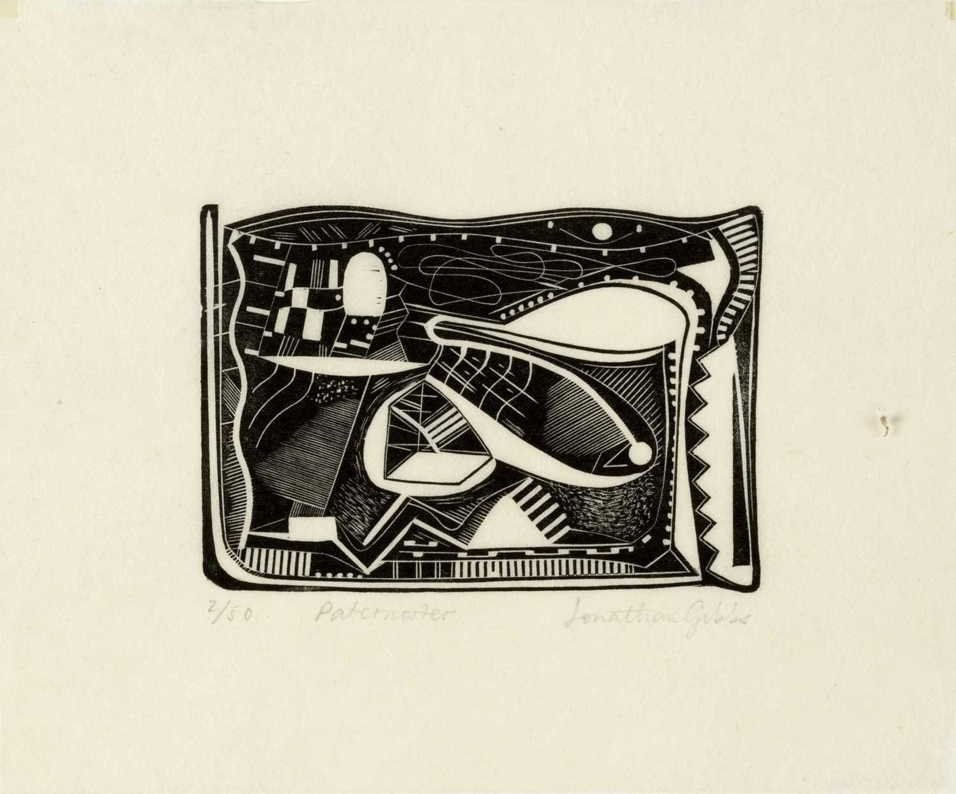 Jonathan Gibbs (b.1953) Tree 42/50, signed and numbered in pencil (in the margin) wood engraving - Image 9 of 9