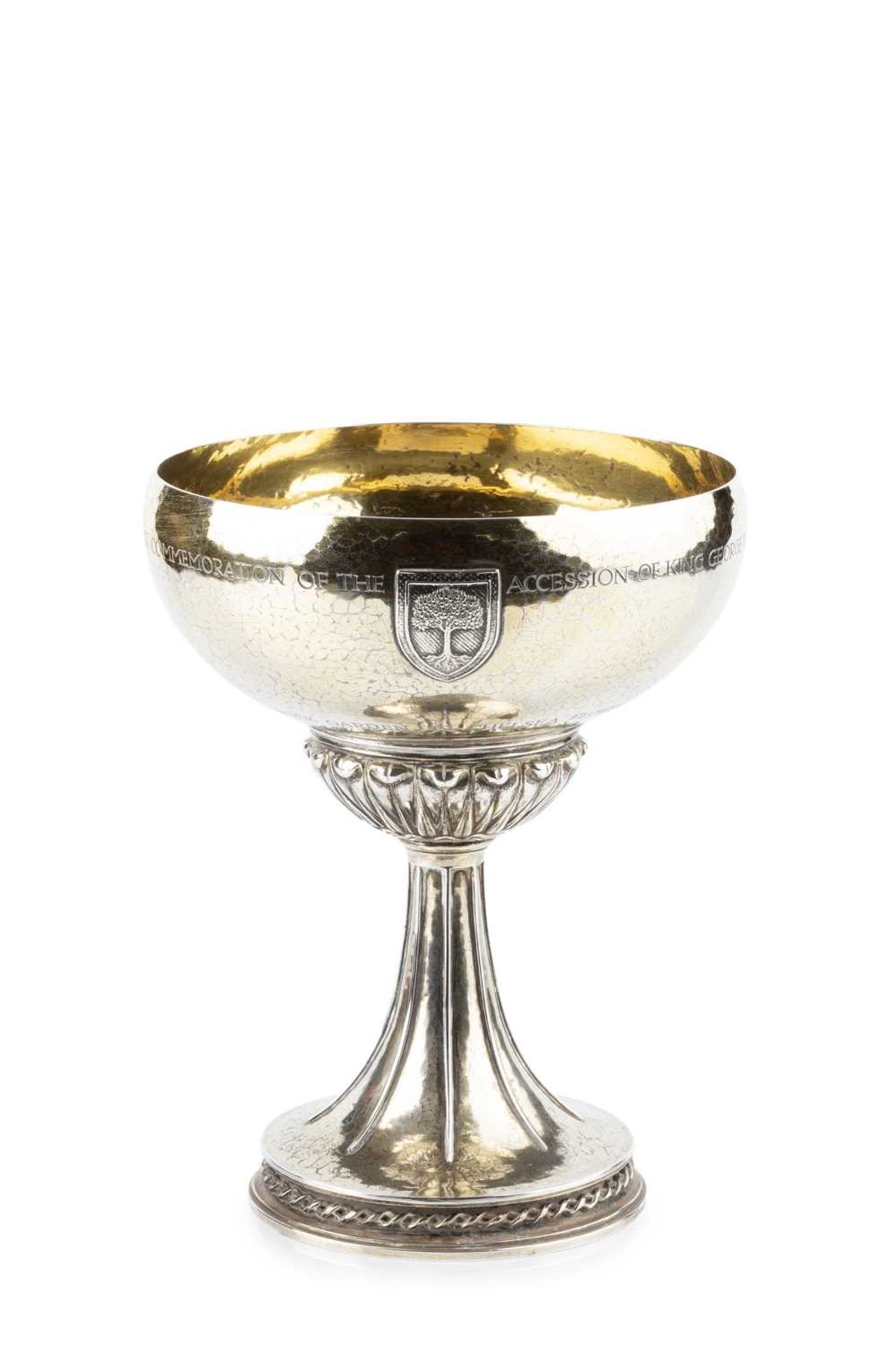 Omar Ramsden (1873-1939) Trophy for the Chelsea Flower Show Gold Prize 1937 silver and silver gilt