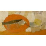 Elizabeth Dun (1923-1995) Orange Fish signed and dated (to reverse) oil on canvas 41 x 77cm,