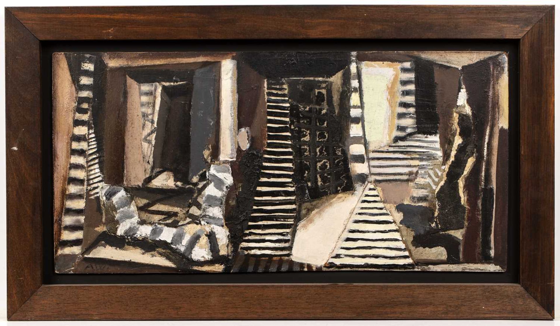 Anthony Whishaw (b.1930) Interior, 1986/7 signed with initials (lower left), titled, and dated (to - Image 2 of 3