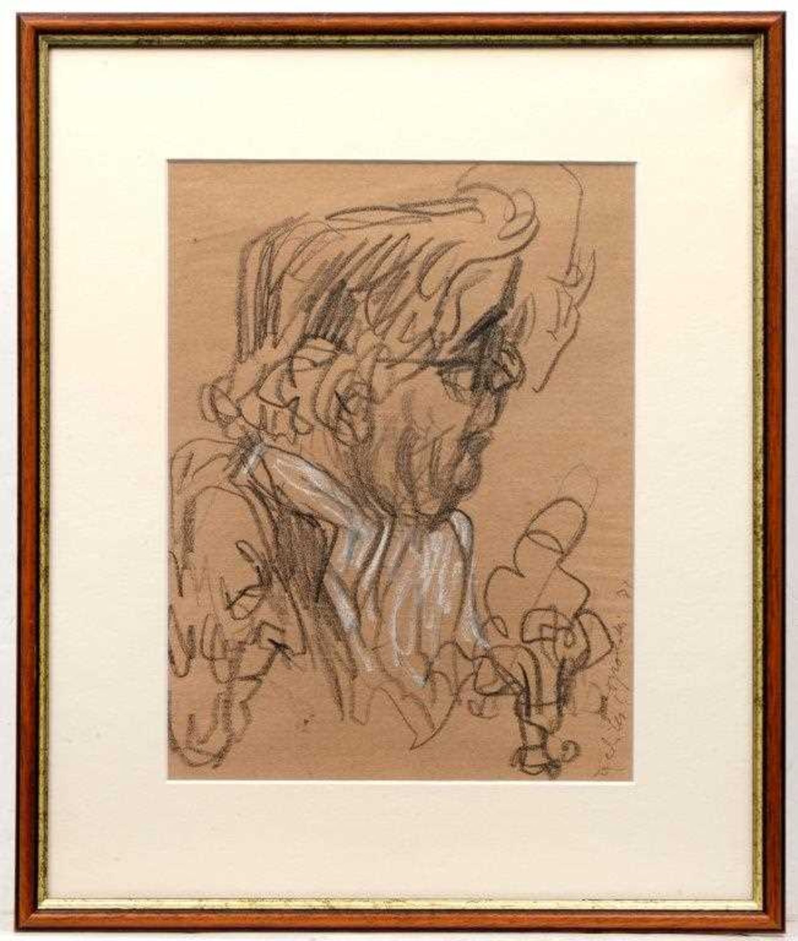 Feliks Topolski (1907-1989) Portrait of Geoffrey Howe, 1981 signed and dated (lower right) crayon on - Bild 2 aus 3