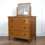 Gordon Russell (1892-1980) 'Coxwell' chest of drawers oak, design number 836 91cm wide x 87cm high x