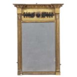 An early 19th century gilded pier glass 64cm wide x 88cm highAt present, there is no condition