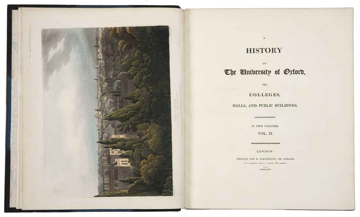 Oxford - Ackermann, Rudolph, Publisher 'A History of The University of Oxford', First Edition, - Image 8 of 10