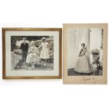 Cecil Beaton (1904-1980) A signed Royal photograph of Elizabeth Angela Marguerite Bowes-Lyon the