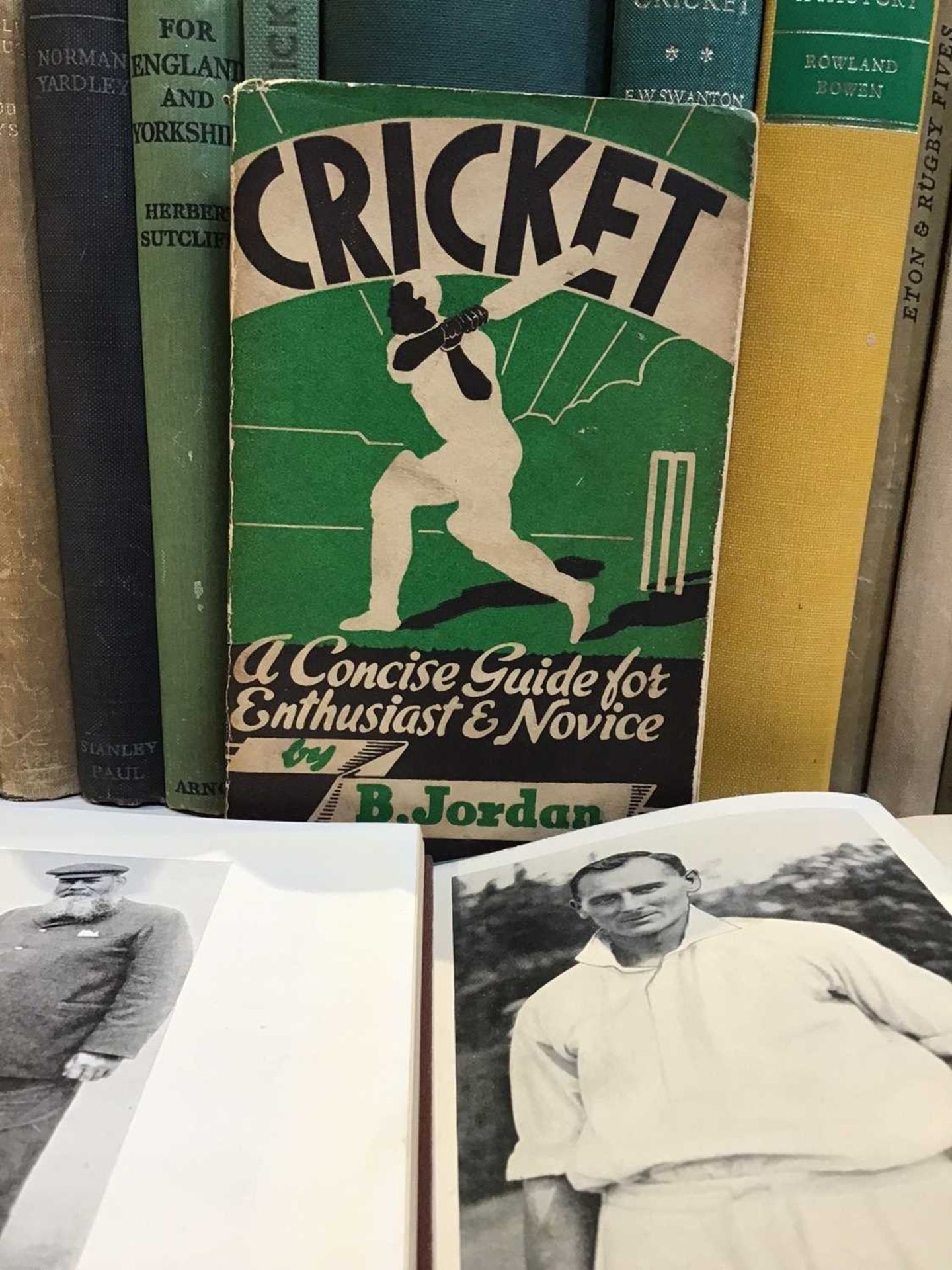 Cricket Interest A collection of c.30 cricket related titles, authors include: E. W. Swanton, ' - Image 2 of 3