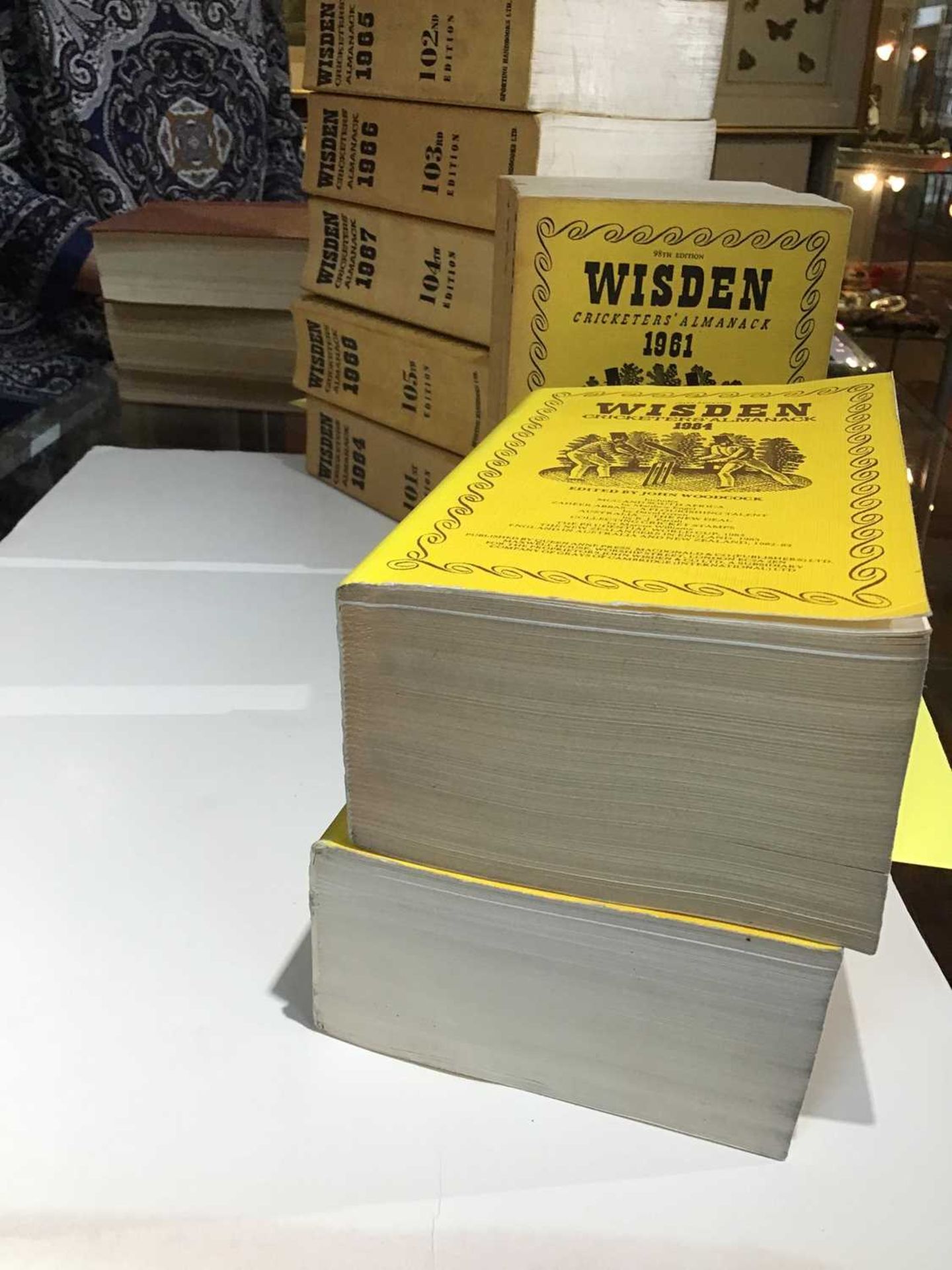 Wisden Cricketers Almanack For the years 1939/ 40/ 41/ 42/ 43 (hardback)/ 44/ 46/ 49/ 55 (hardback)/ - Image 10 of 13