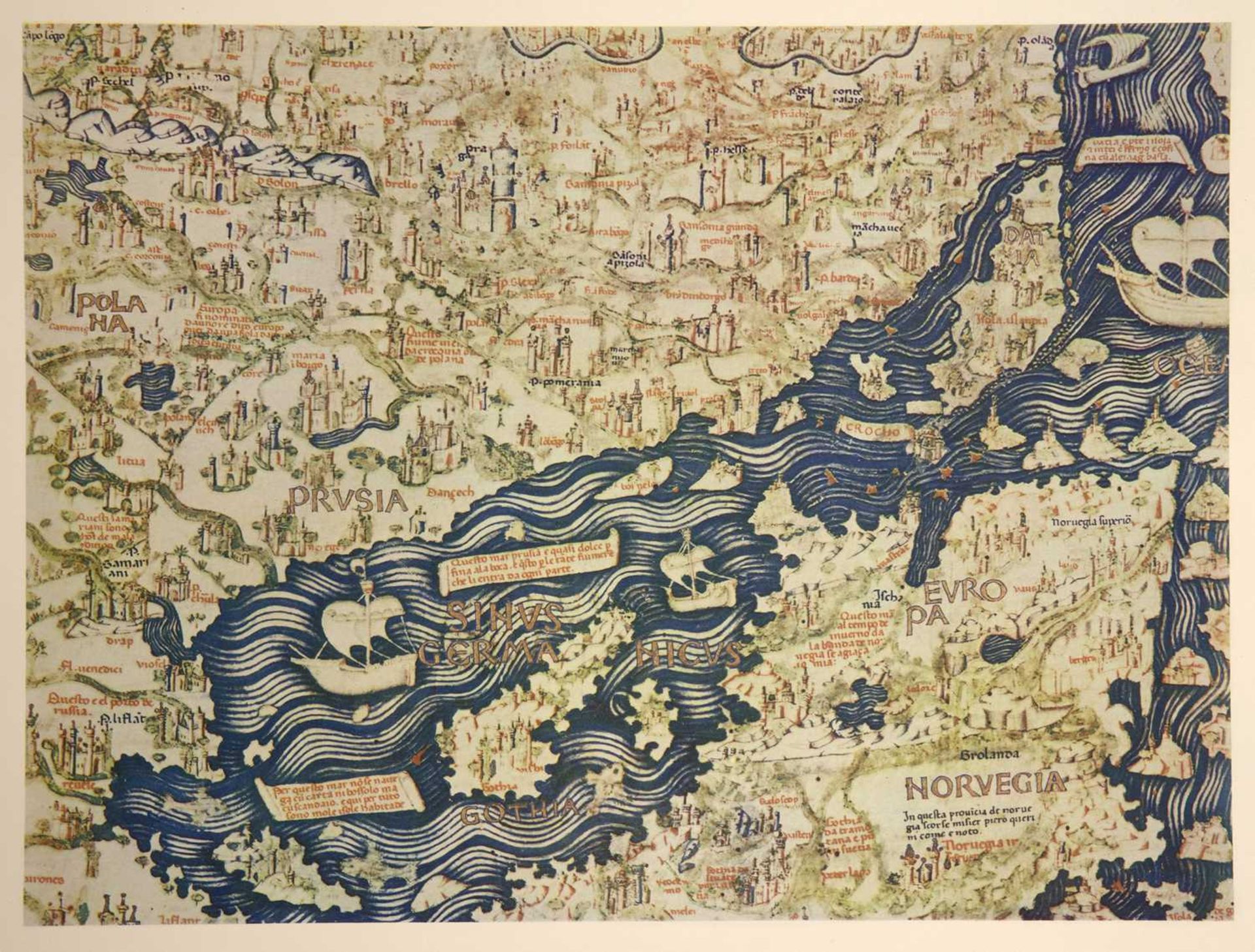 'Il Mappa Mondo di Fra Mauro' Roberto Almagià, Istituto Poligrafico Dello 'Stato Libreria Dello - Image 5 of 7