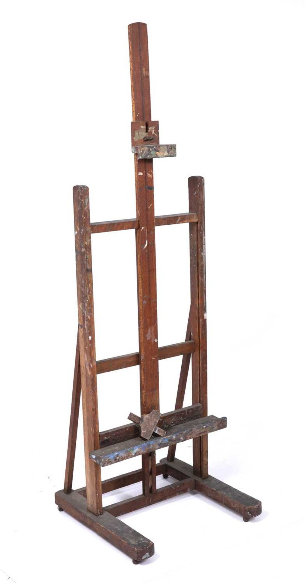 An early 20th century artists easel 58cm wide x 60cm deep x 185cm high Qty: 1 At present, there is - Image 2 of 4