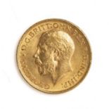 A George V gold sovereign dated 1914 At present, there is no condition report prepared for this lot,