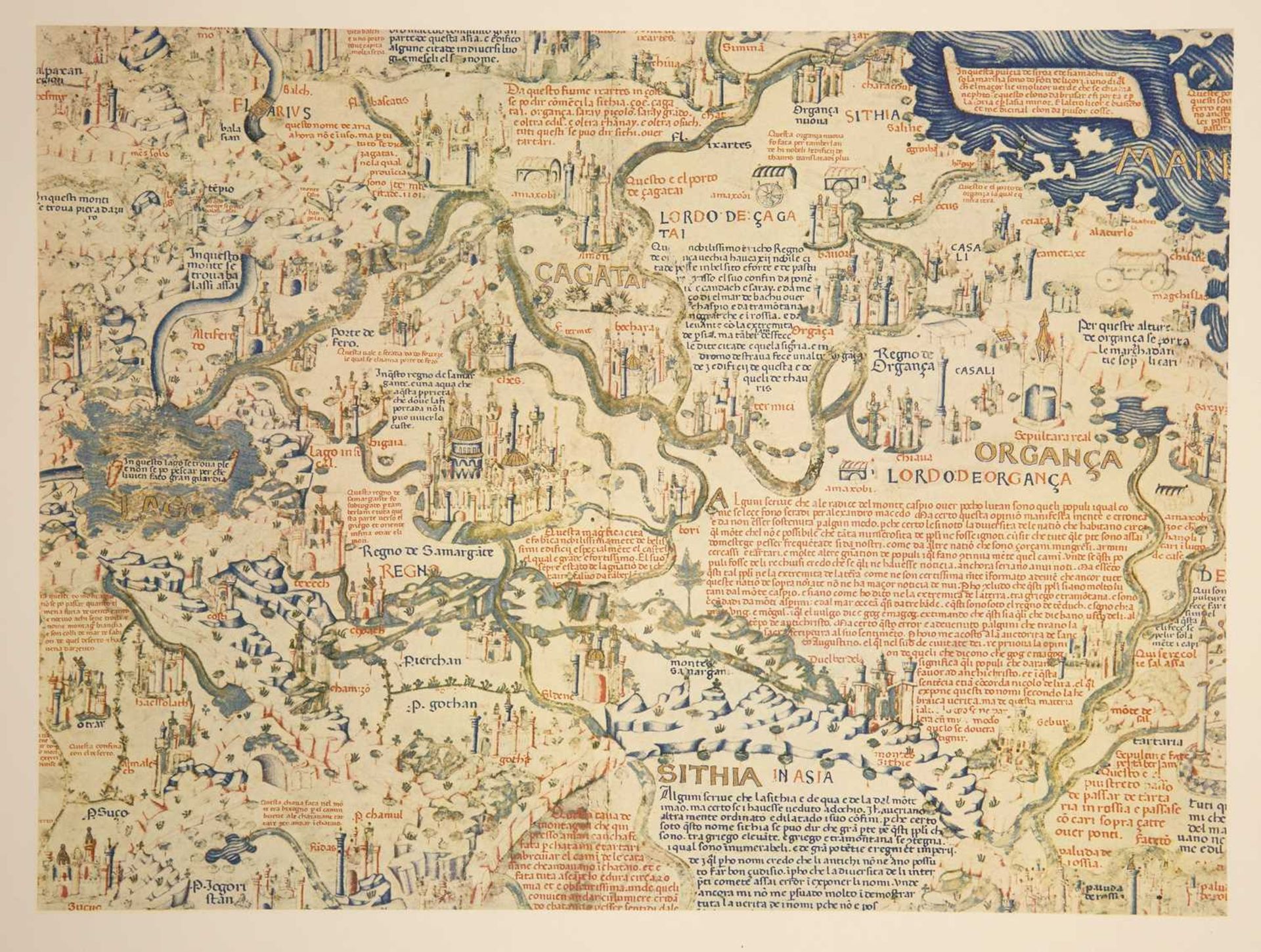'Il Mappa Mondo di Fra Mauro' Roberto Almagià, Istituto Poligrafico Dello 'Stato Libreria Dello - Image 4 of 7