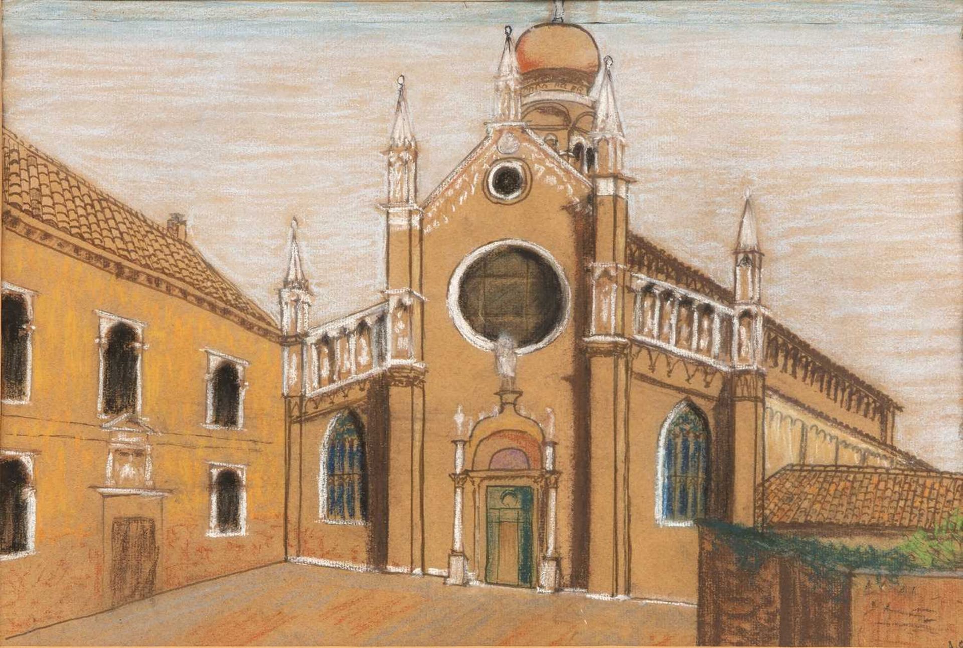 Antonini after Francesco Panini 'Veduta principale della Villa Lante in Bagnaja (440 x 640mm) plus a - Bild 10 aus 21