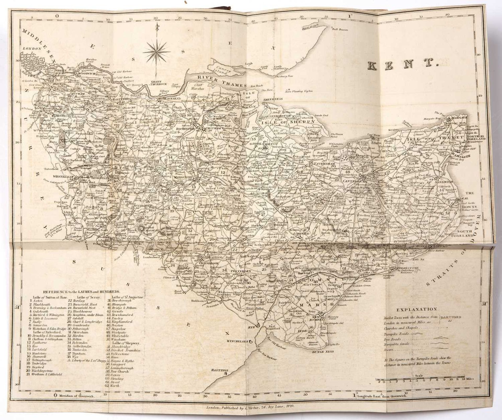 Ireland W.H. Gastineau (G.S.H.) Illus. England's Topographer, or New and Complete History of Kent. - Image 4 of 4