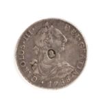 Great Britain, Dollar, 8 Reales 1788, pillar type.