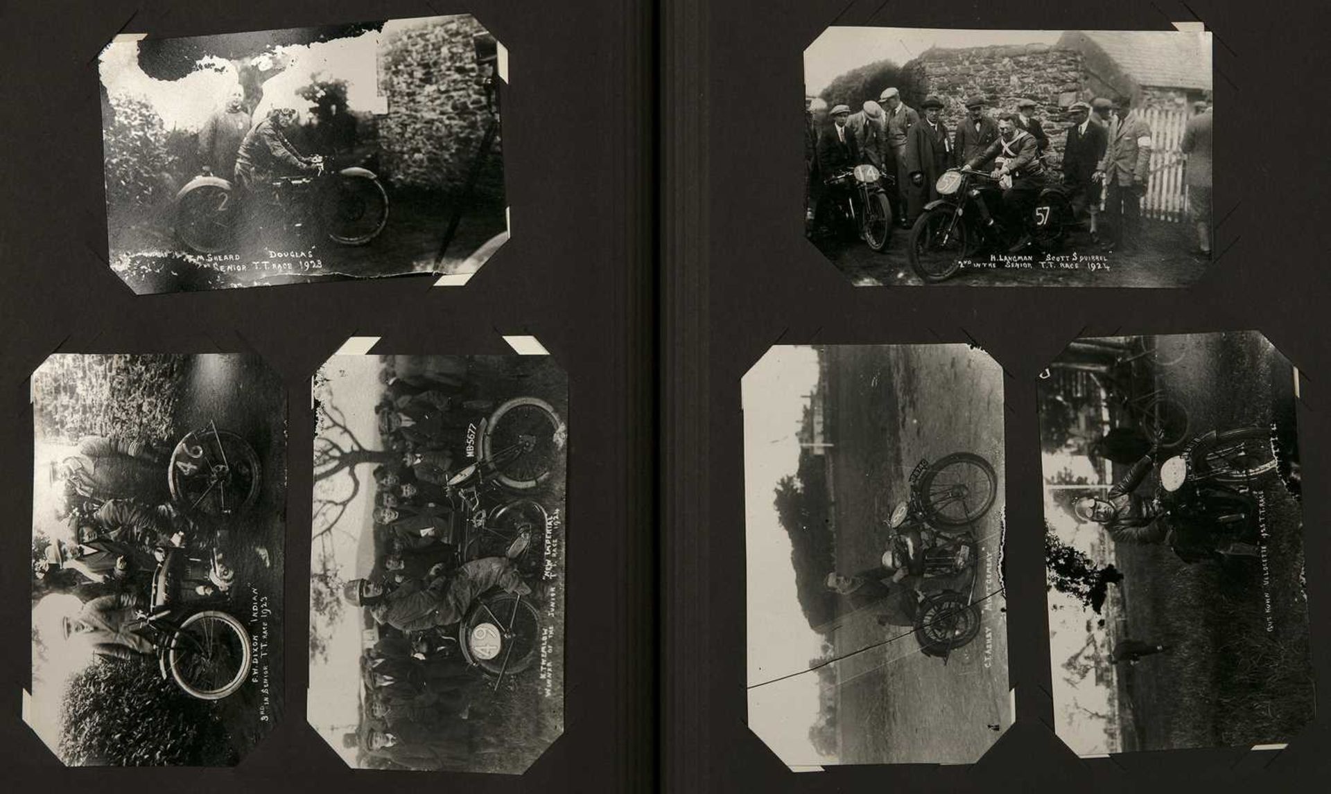 Early 20th Century and later album containing a collection of motorbike and Tourist Trophy (TT - Image 2 of 25