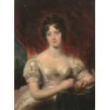 After Thomas Lawrence (1769-1830) portrait of 'Mrs Hemming', pastel, in a gilt frame, with title