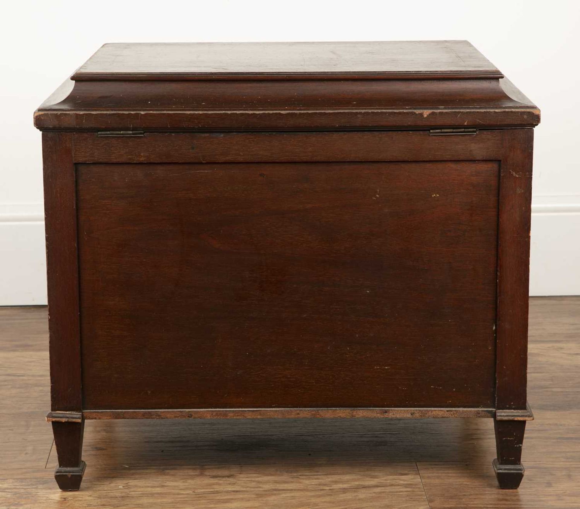 Mahogany and line inlaid cellarette 19th Century, with part lead-lined interior, 56cm wide, 41cm - Image 4 of 5