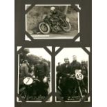 Early 20th Century and later album containing a collection of motorbike and Tourist Trophy (TT