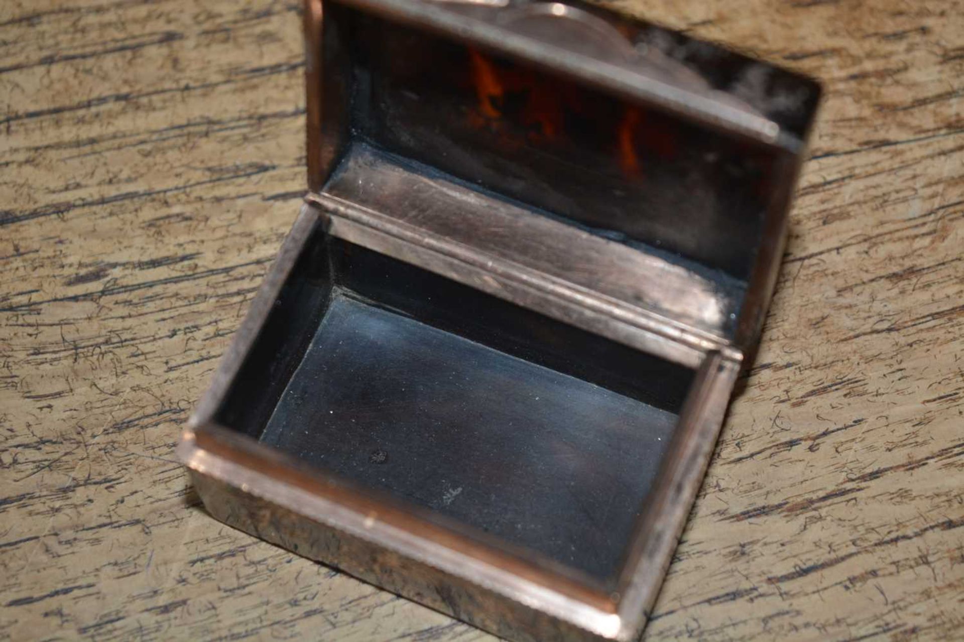 Collection of tortoiseshell items comprising of a small rectangular box, with piqué work - Image 10 of 25
