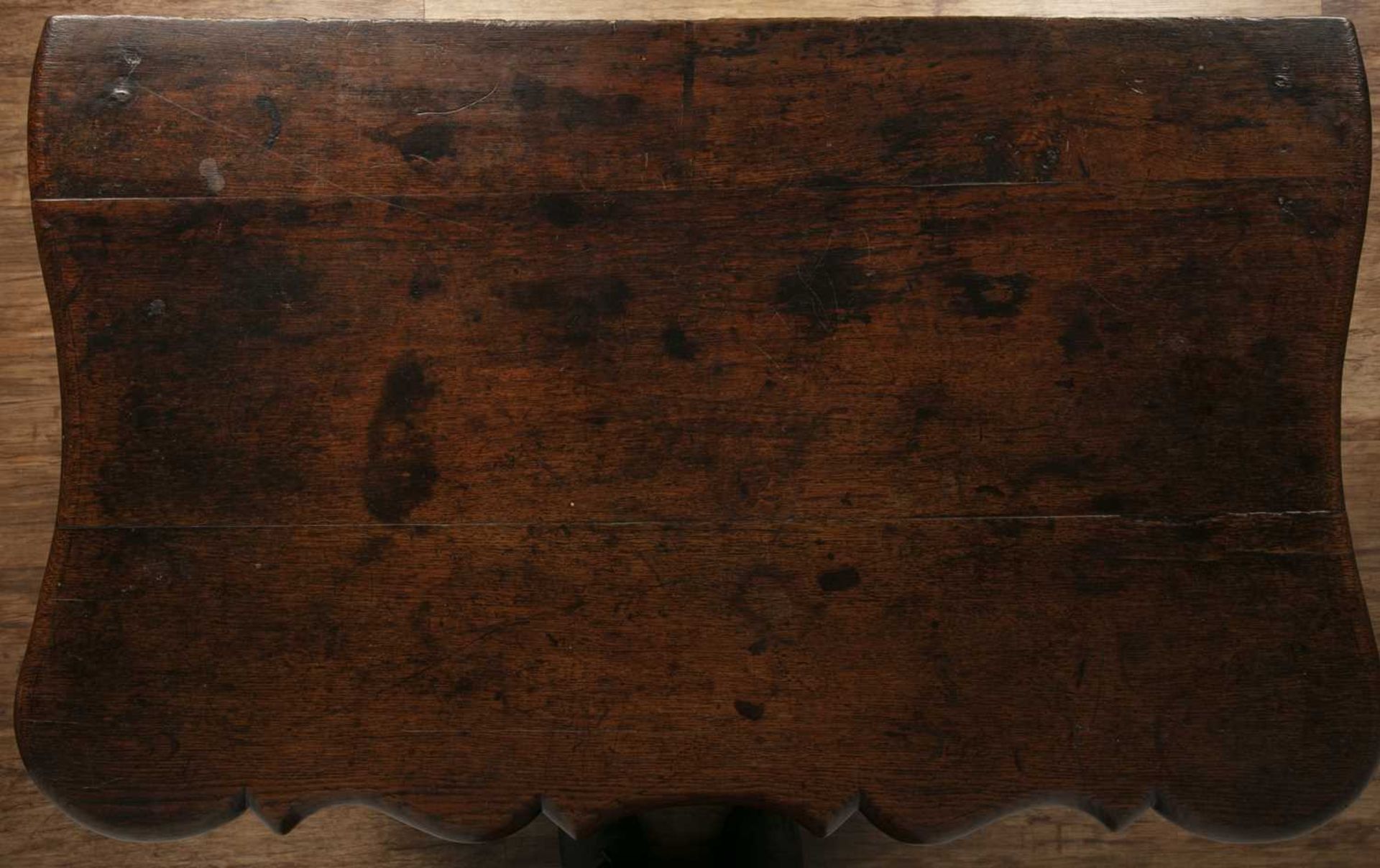 Bombe oak chest of drawers Dutch, 18th Century, 86cm wide x 52cm deep x 83.5cm high Provenance: - Image 5 of 6