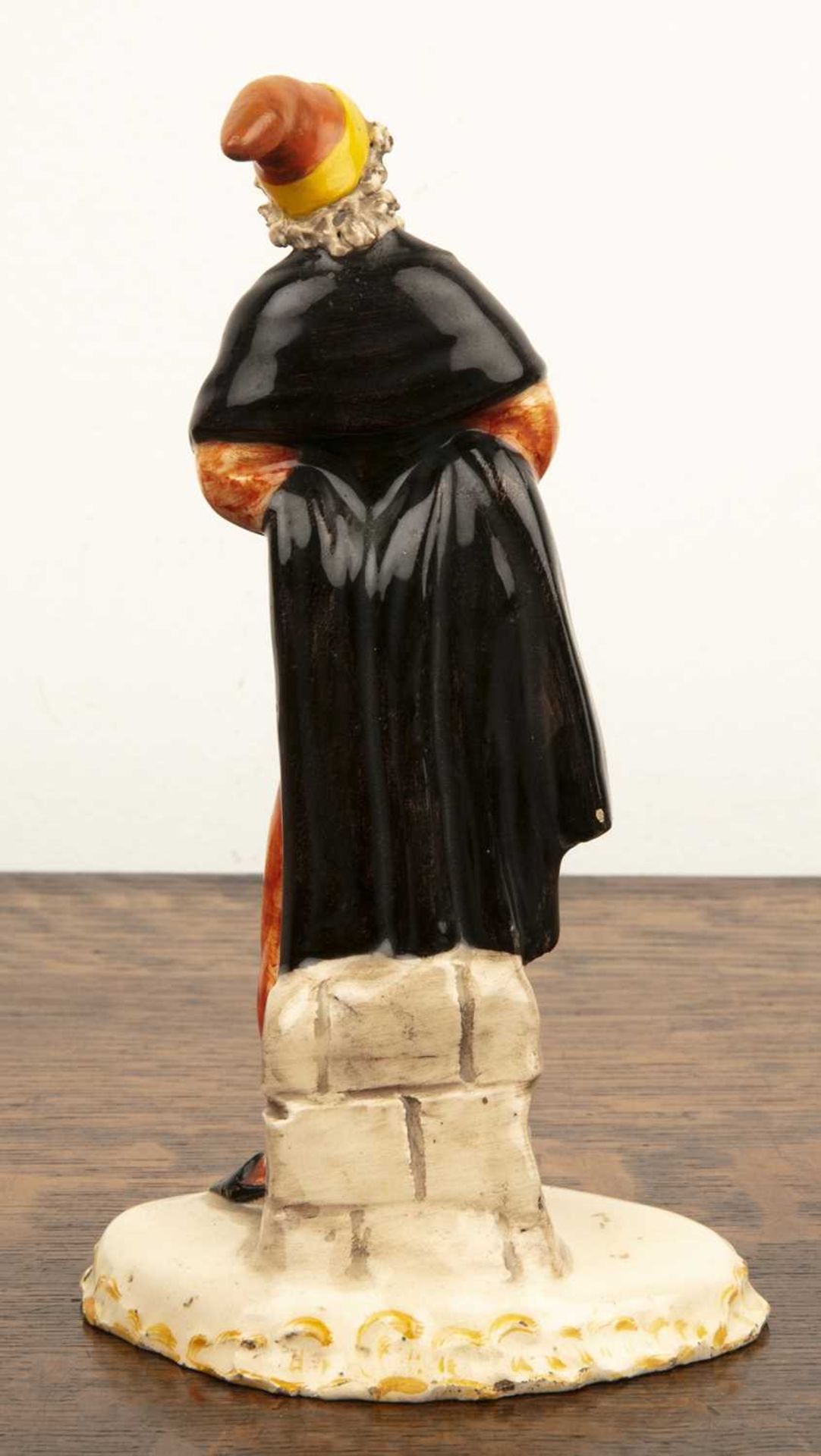 Nove porcelain model of Il Dottore Italian, Venice, the character taken from the Commedia del - Image 2 of 3