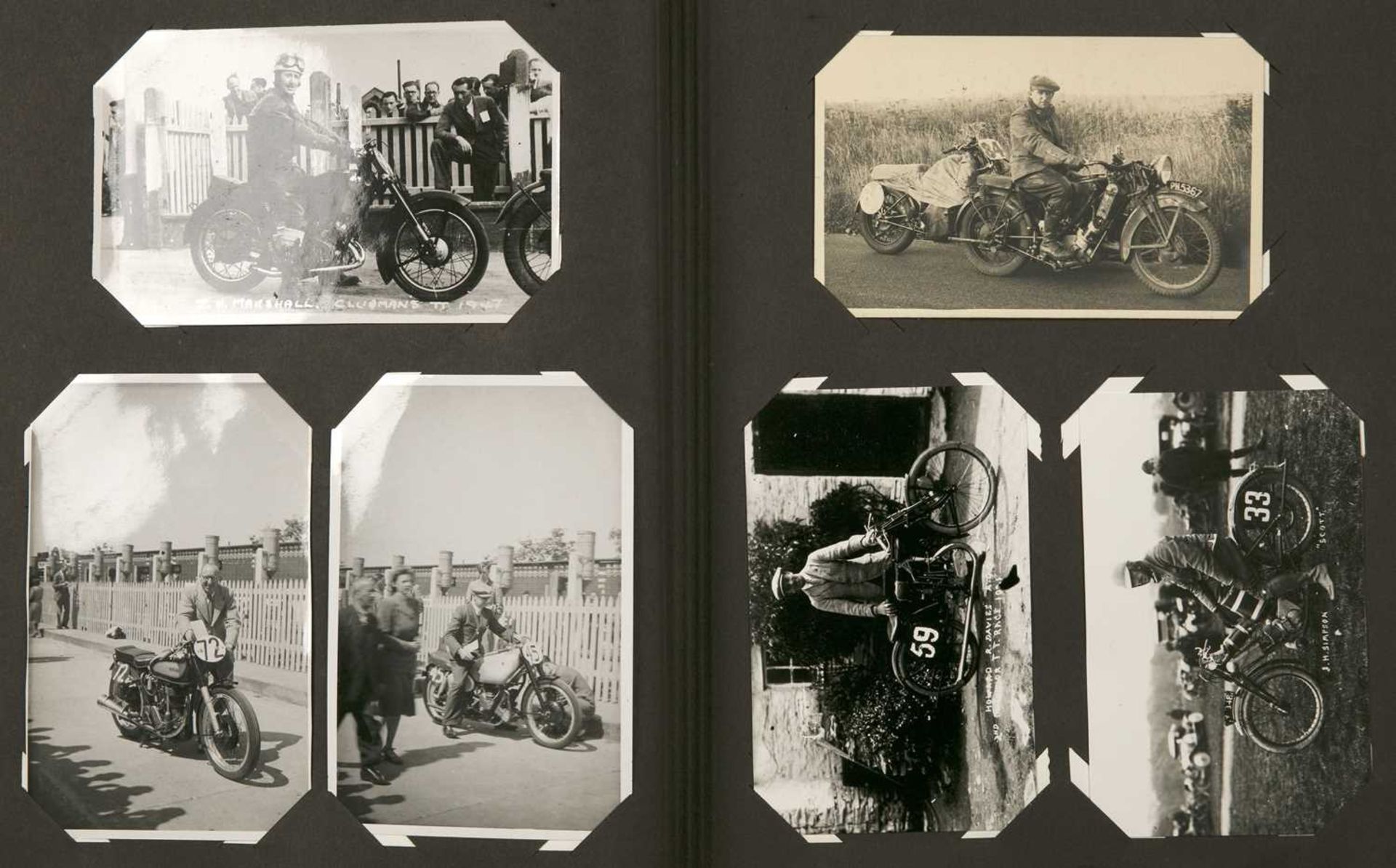 Early 20th Century and later album containing a collection of motorbike and Tourist Trophy (TT - Image 4 of 25