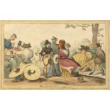 George Cruikshank 'Monstrosities of 1825 & 6'. hand-coloured etching, 25 x 39.5cm; and another