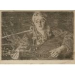 Anders Zorn (1860-1920) OLS Maria, 1919, etching, pencil signed in the margin, 19.5 x 28.5cm,