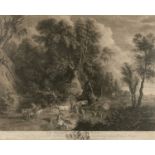 John Browne after Rubens The Watering Place, engraving, 46 x 57.5cm
