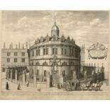 David Loggan The Sheldonian Theatre, engraving, 36 x 44cmLight staining and foxing, with a