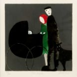 Mackenzie Thorpe 'The Couple', silkscreen, pencil signed in the margin, titled and numbered 41/50,