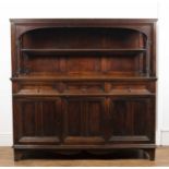 Attributed to Philip Speakman Webb (1831-1915) for Morris & Co Walnut, sideboard, with two drawers