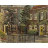 Sydney Joseph Iredale (1896-1967) 'Boston House, Chiswick Square, London', oil on canvas, signed
