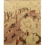 Edward Bawden (1903-1989) 'Hyde Park, London', lithograph, unsigned, 61.5cm x 51cm The frame with