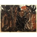 William Halle (1912-1988) 'Old woods, Darent Valley', watercolour, signed lower right, dated 1962 to