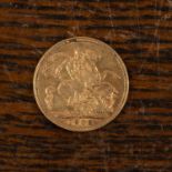 Edward VII sovereign Dated 1908, 8g approx overall At present, there is no condition report prepared