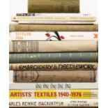 Collection of books European art and textiles interest: to include Geoffrey Rayner, Richard