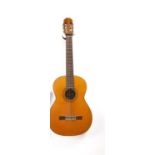 A Japanese acoustic 'DIA' guitar model no. 1085, 99cm overall, with soft carrying case