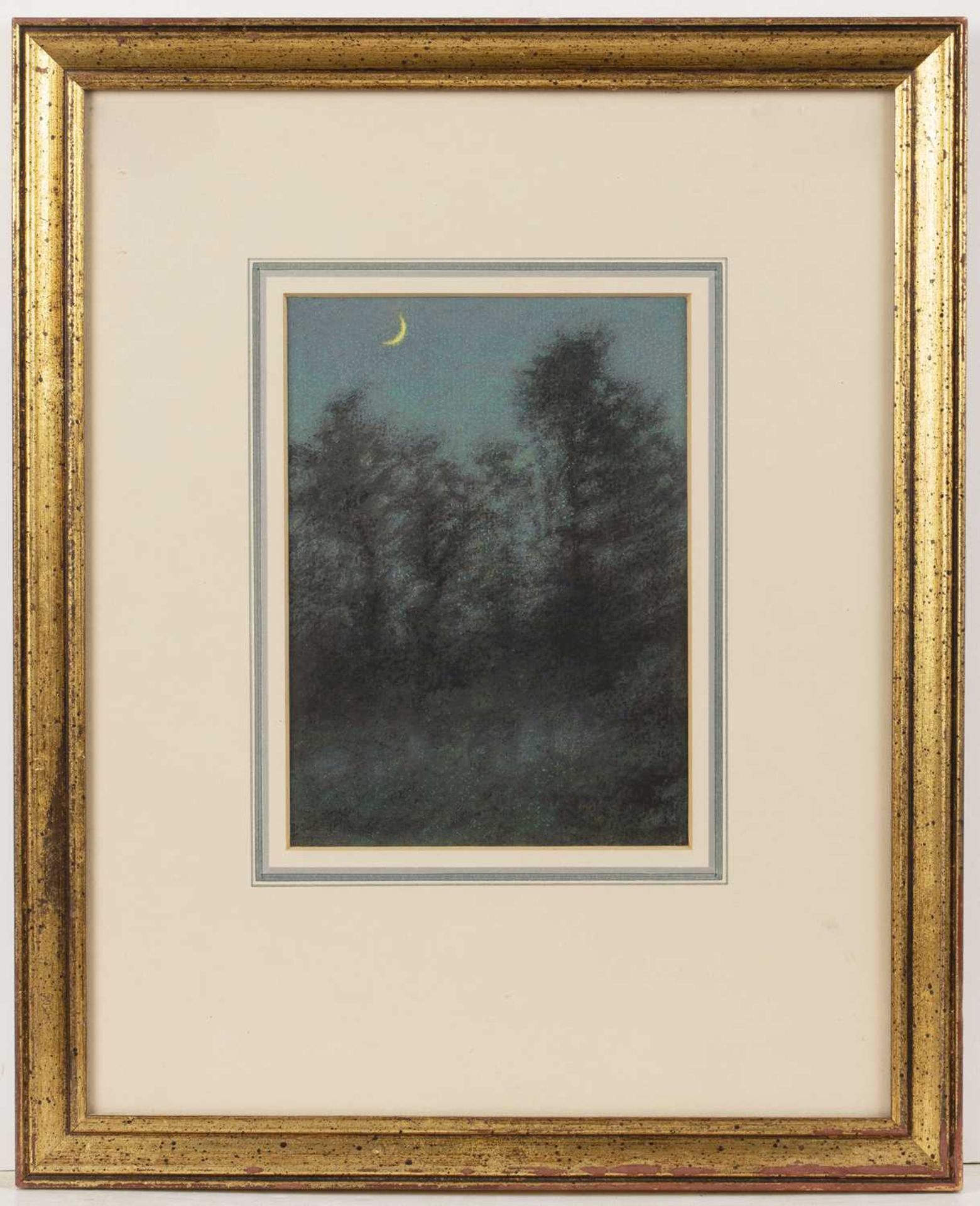 Herbert Dalziel (1858-1941) The Crescent Moon, pastel, 20 x 14cm - Image 2 of 3