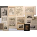 A quantity of 18th and 19th century prints and engravings, principally Oxford subjects but also to