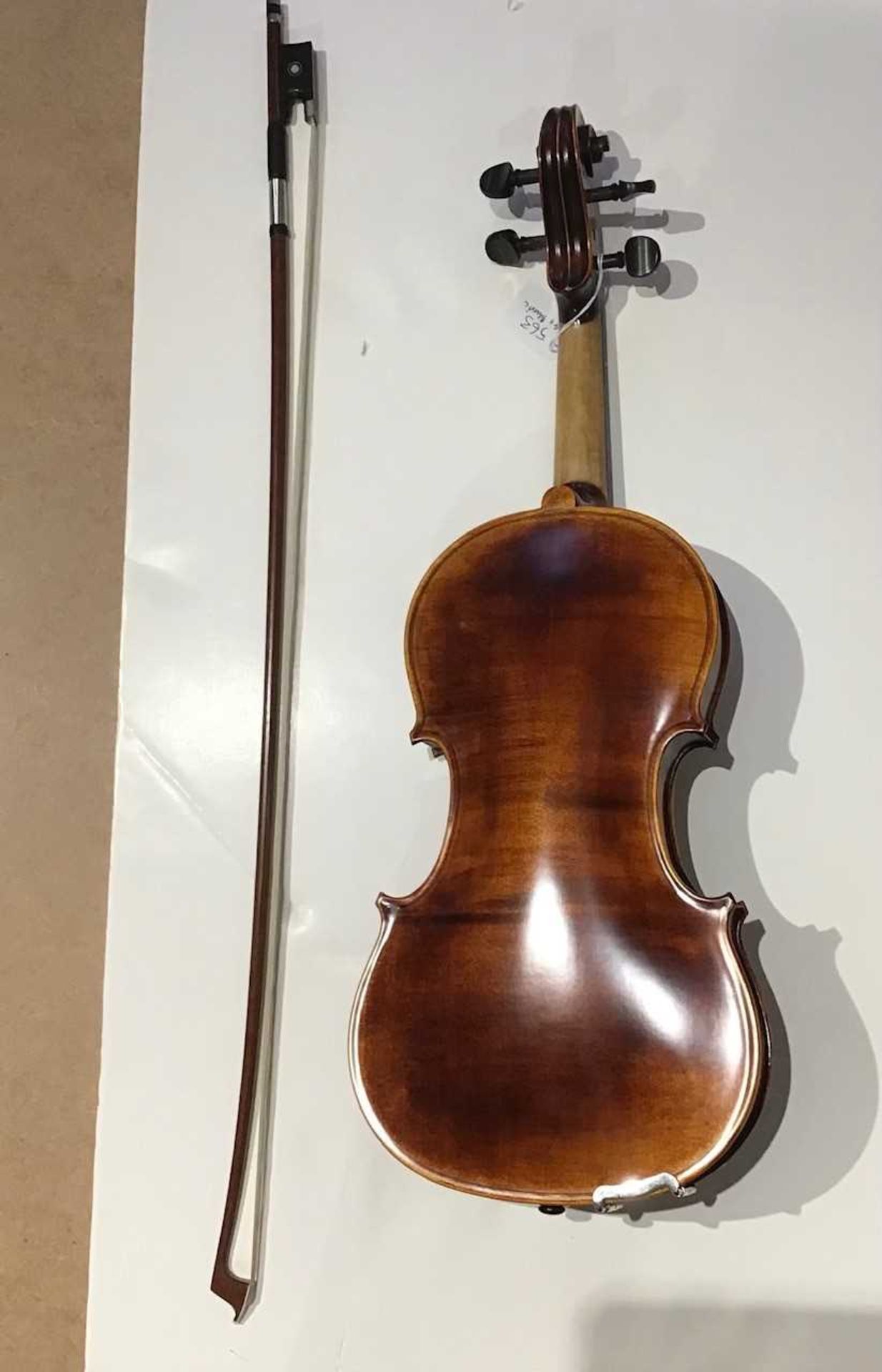 A modern violin by Hora, Romania, 35.5cm; together with bow, cased - Image 2 of 4