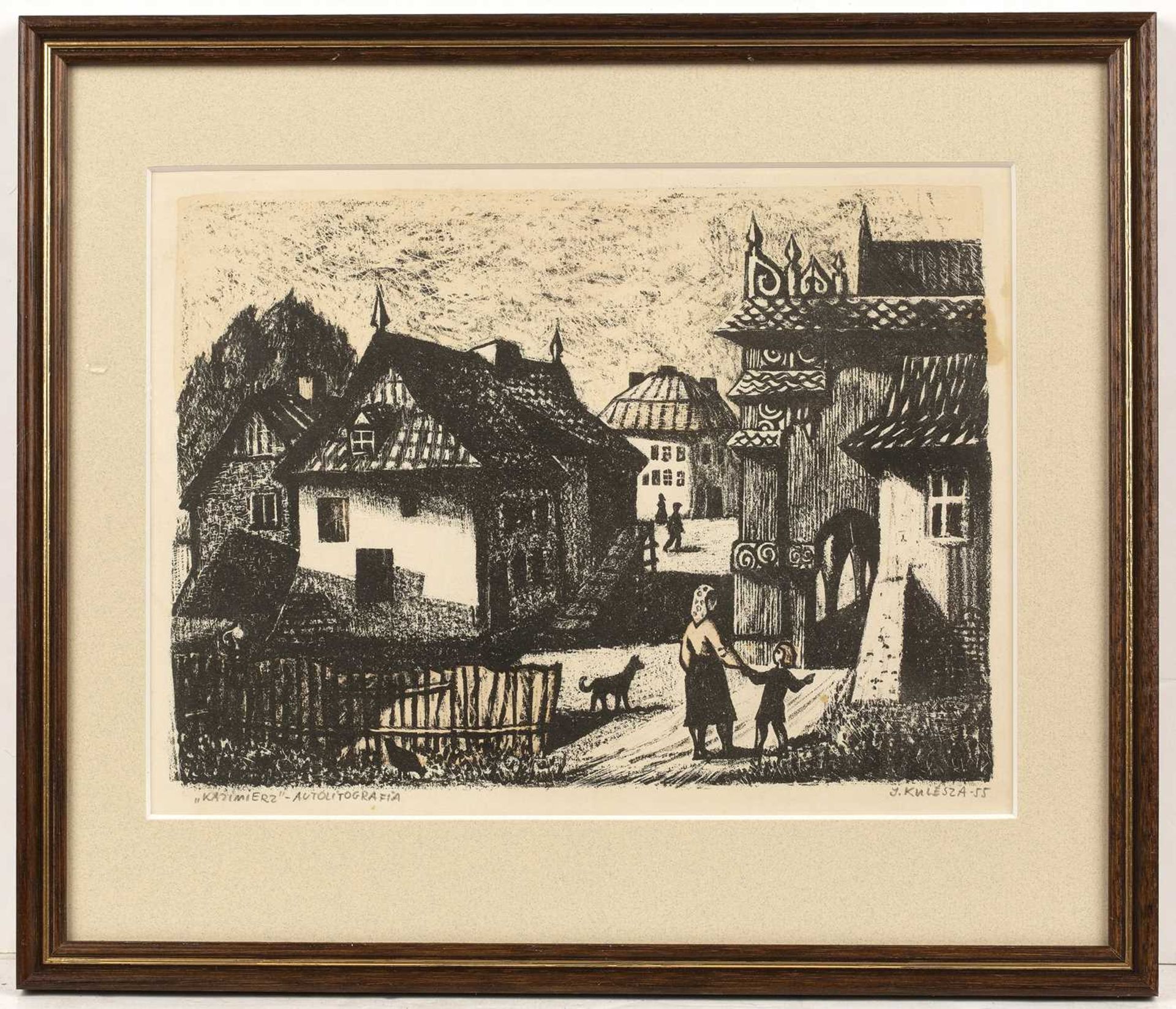 Jozef Kulesza (born 1920 Polish) 'Kazimierz', (The Historical District of Krakow & Krakow Old - Image 2 of 3