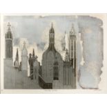 Walter Hoyle (1922-2000) King's College, Cambridge, signed in pencil and titled to the margin,