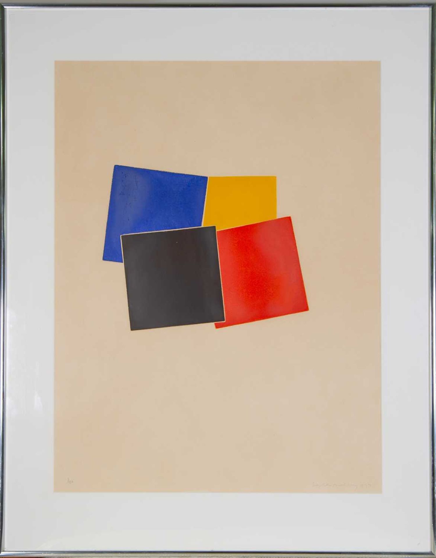 Stephen Buckley (b. 1944) September Suite 1977, etching in colours, pencil signed in the margin - Image 2 of 3