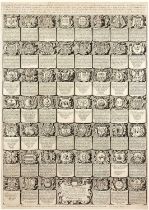 William Jackson The Arms of all ye Cities and borough Towns in England and Wales, engraving, 70 x