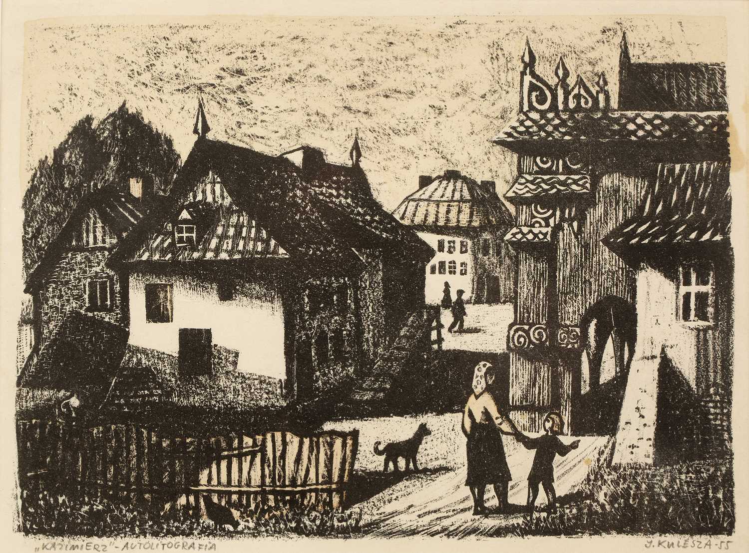 Jozef Kulesza (born 1920 Polish) 'Kazimierz', (The Historical District of Krakow & Krakow Old